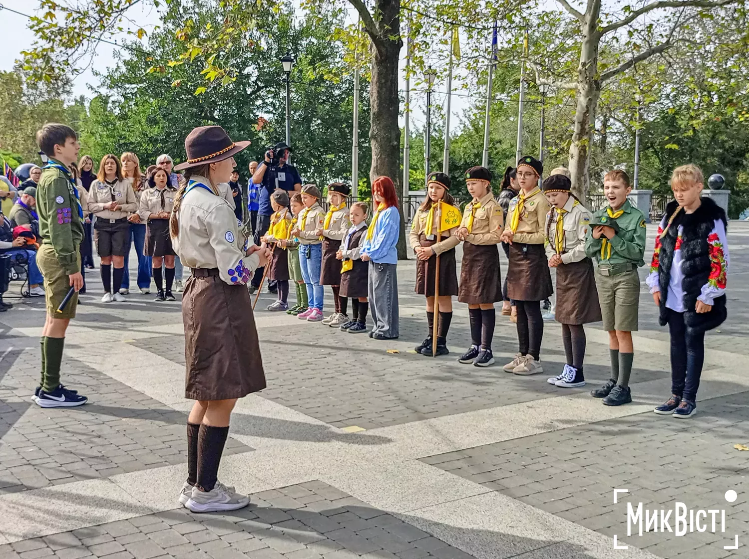 У Миколаєві відкрили новий пластовий рік, присвятивши його 100-річчю Богдана Гаврилишина. Фото: Галина Сеннікова, МикВісті