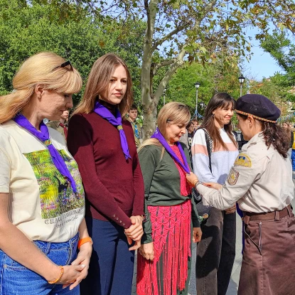 У Миколаєві відкрили новий пластовий рік, присвятивши його 100-річчю Богдана Гаврилишина. Фото: Галина Сеннікова, МикВісті