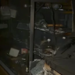 Наслідки пожежі в кафе «Грфель». Скриншот з відео