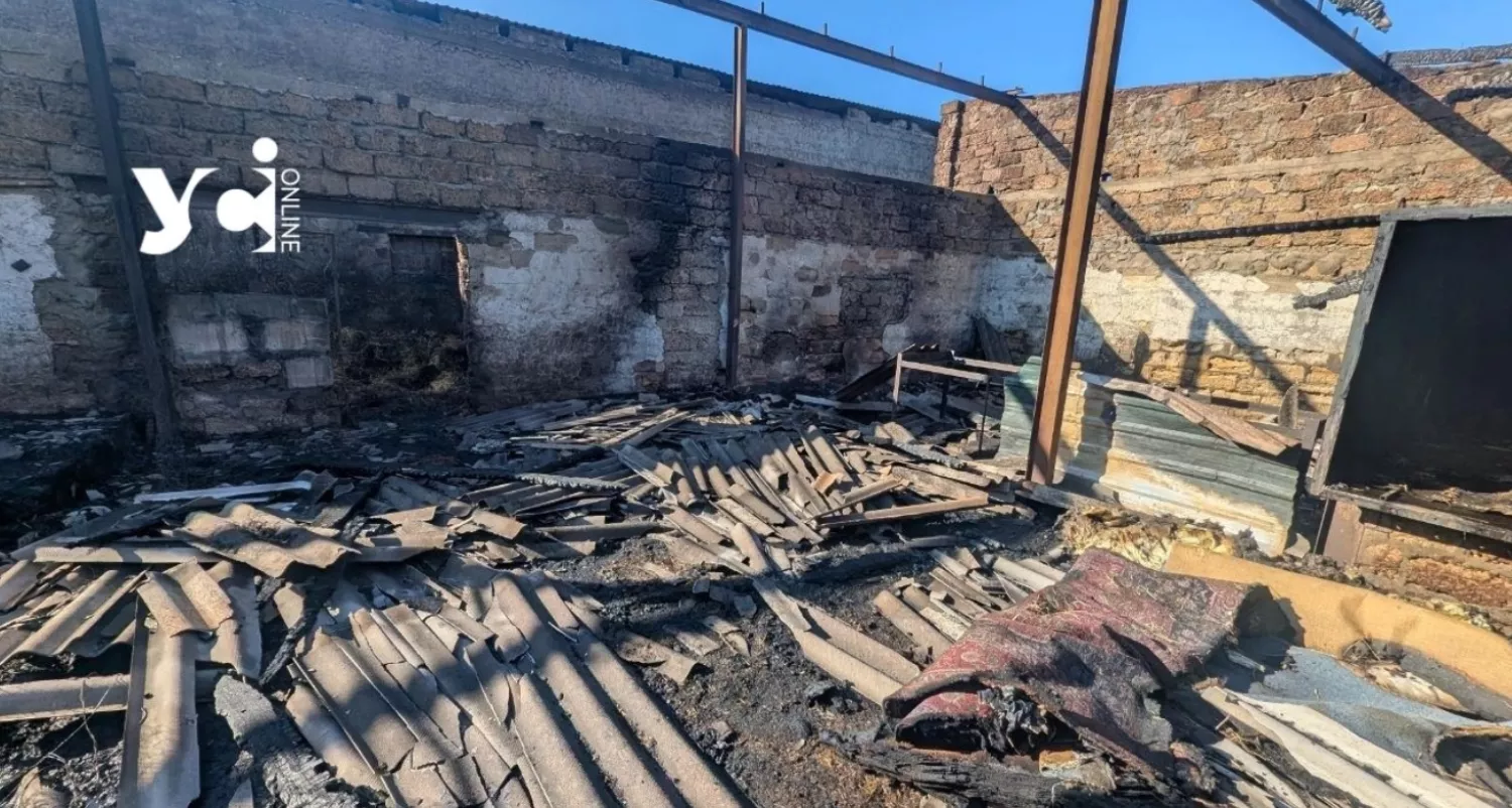 Російська атака знищила притулок під Одесою. Фото: УСІ