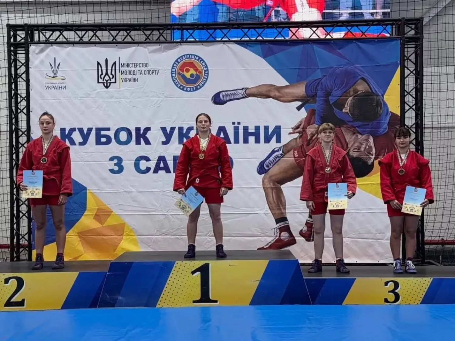 Миколаївські спортсмени здобули 10 нагород на змаганнях із самбо. Фото: ГО Миколаївська ОО ФСТ 