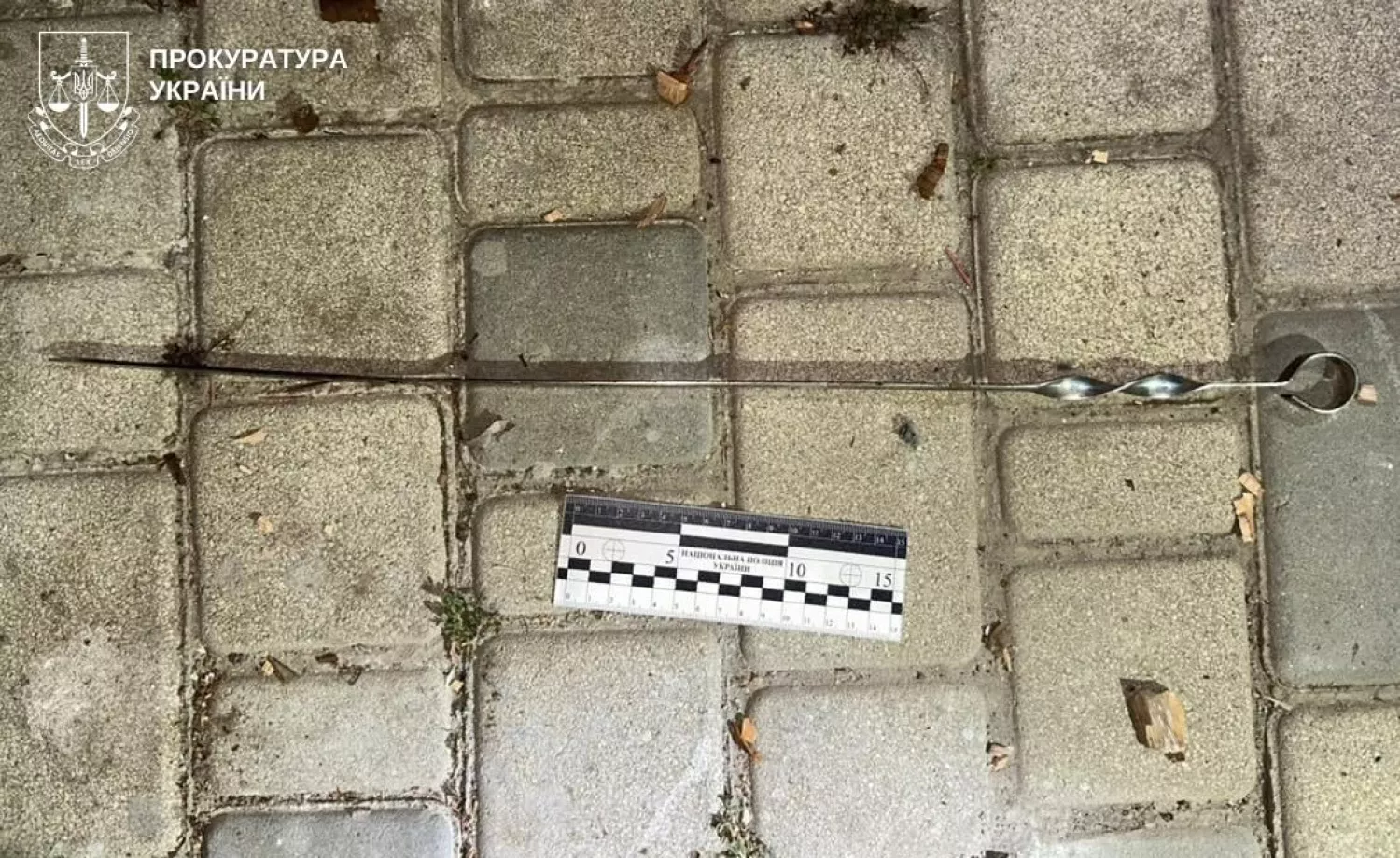 У Миколаєві затримали жінку за смертельне поранення чоловіка шампуром. Фото прокуратури