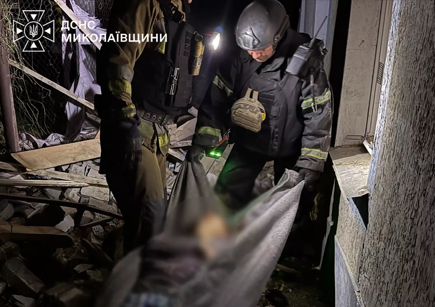 У ДСНС показали наслідки російської атаки на Миколаївщину 29 вересня. Фото: ДСНС