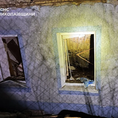 У ДСНС показали наслідки російської атаки на Миколаївщину 29 вересня. Фото: ДСНС