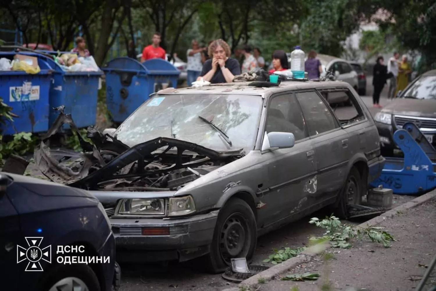 Росіяни атакували Одещину 4 вересня. Фото: ДСНС