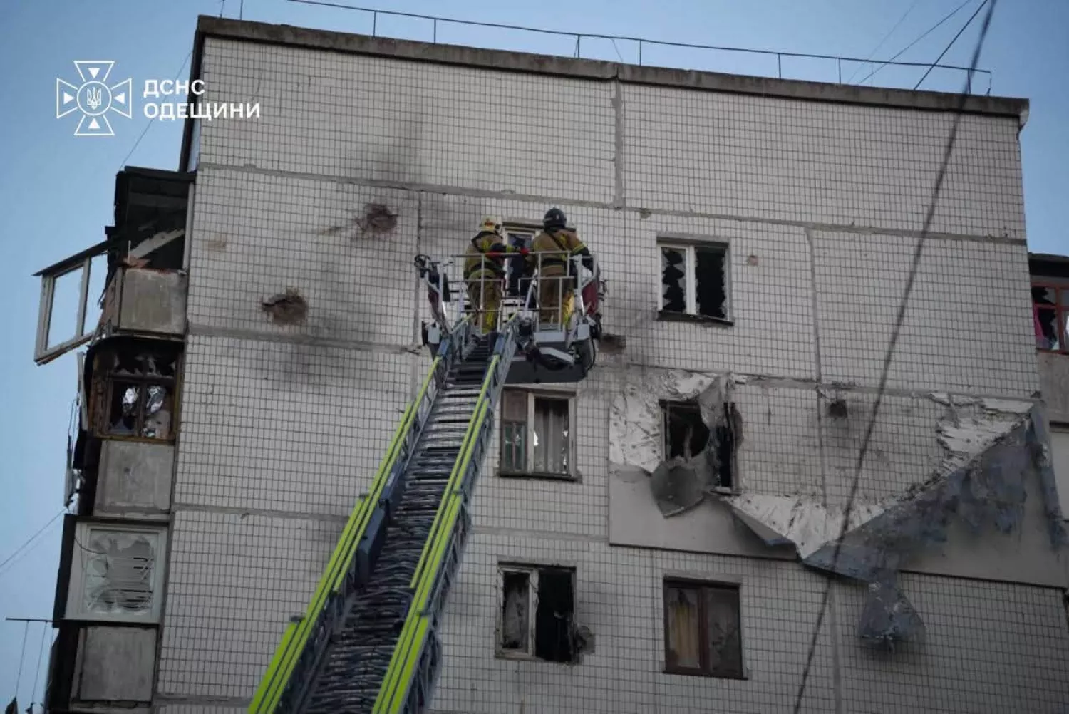 Росіяни атакували Одещину 4 вересня. Фото: ДСНС