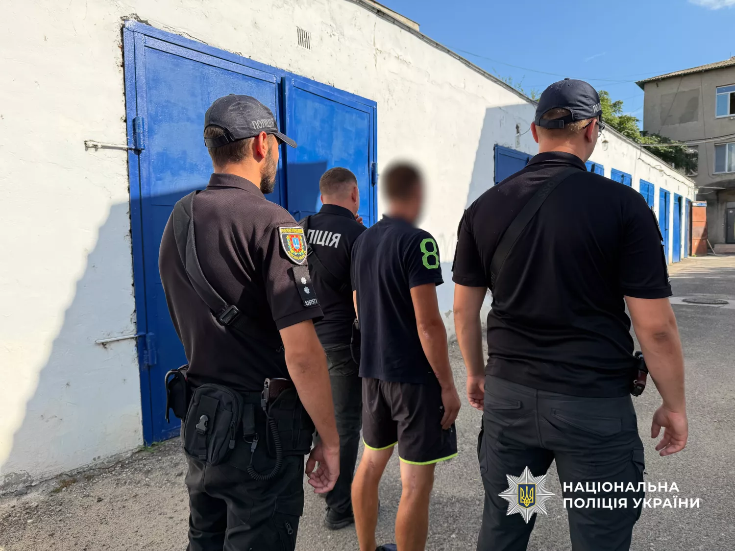 На Одещині затримали чоловіка, який смертельно поранив дитину з пневматичної зброї. Фото нацполіції