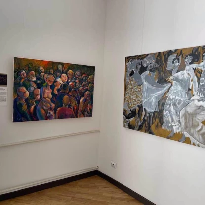 у Вінниці відкрили виставку про викрадені картини з Херсону. Фото: Херсонський художній музей
