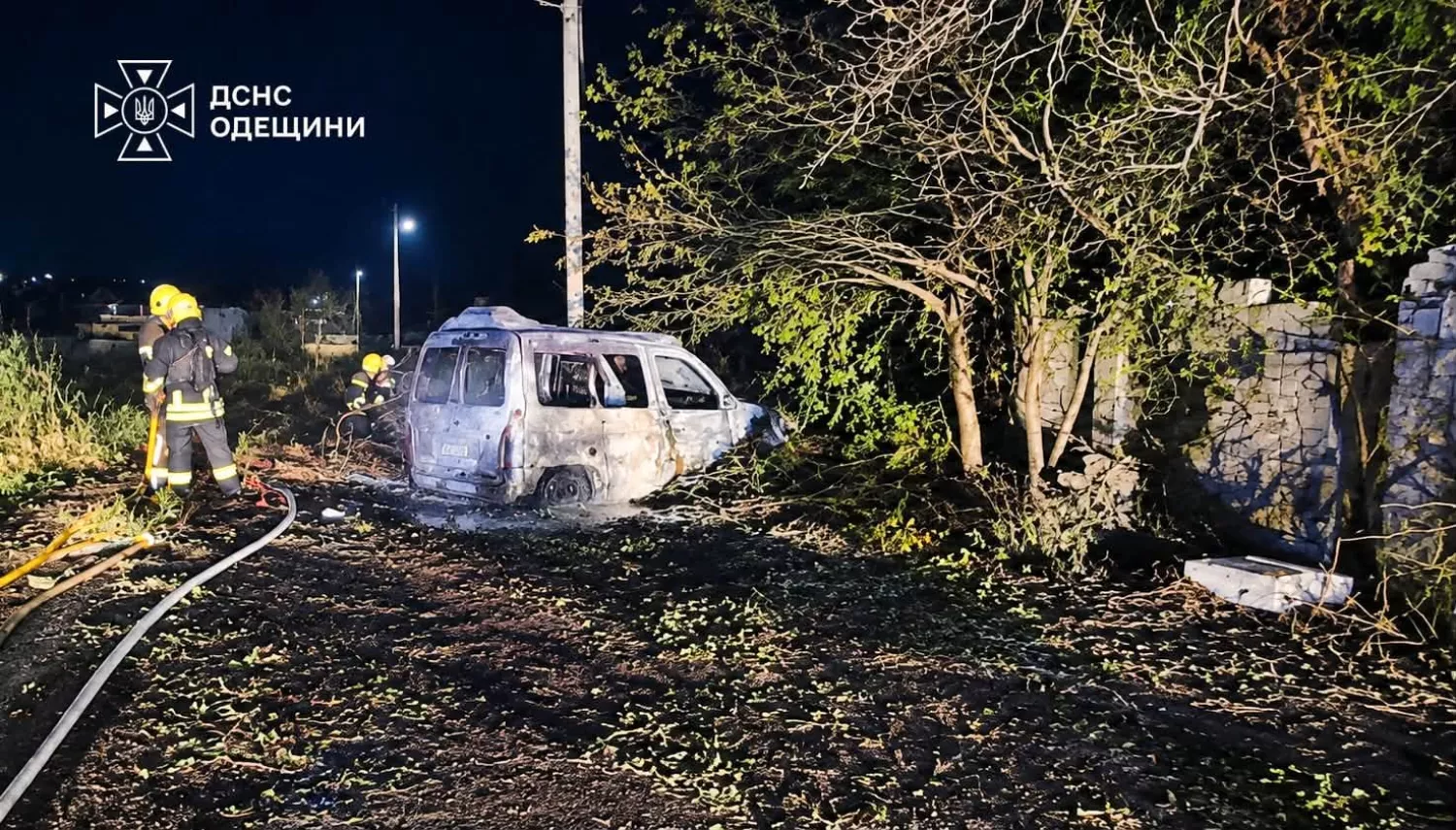 Наслідки обстрілу Одеської області 6 вересня. Фото: ДСНС