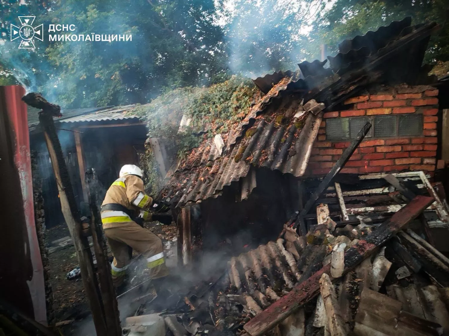 Пожежі у Миколаївській області 6 вересня. Фото: ДСНС