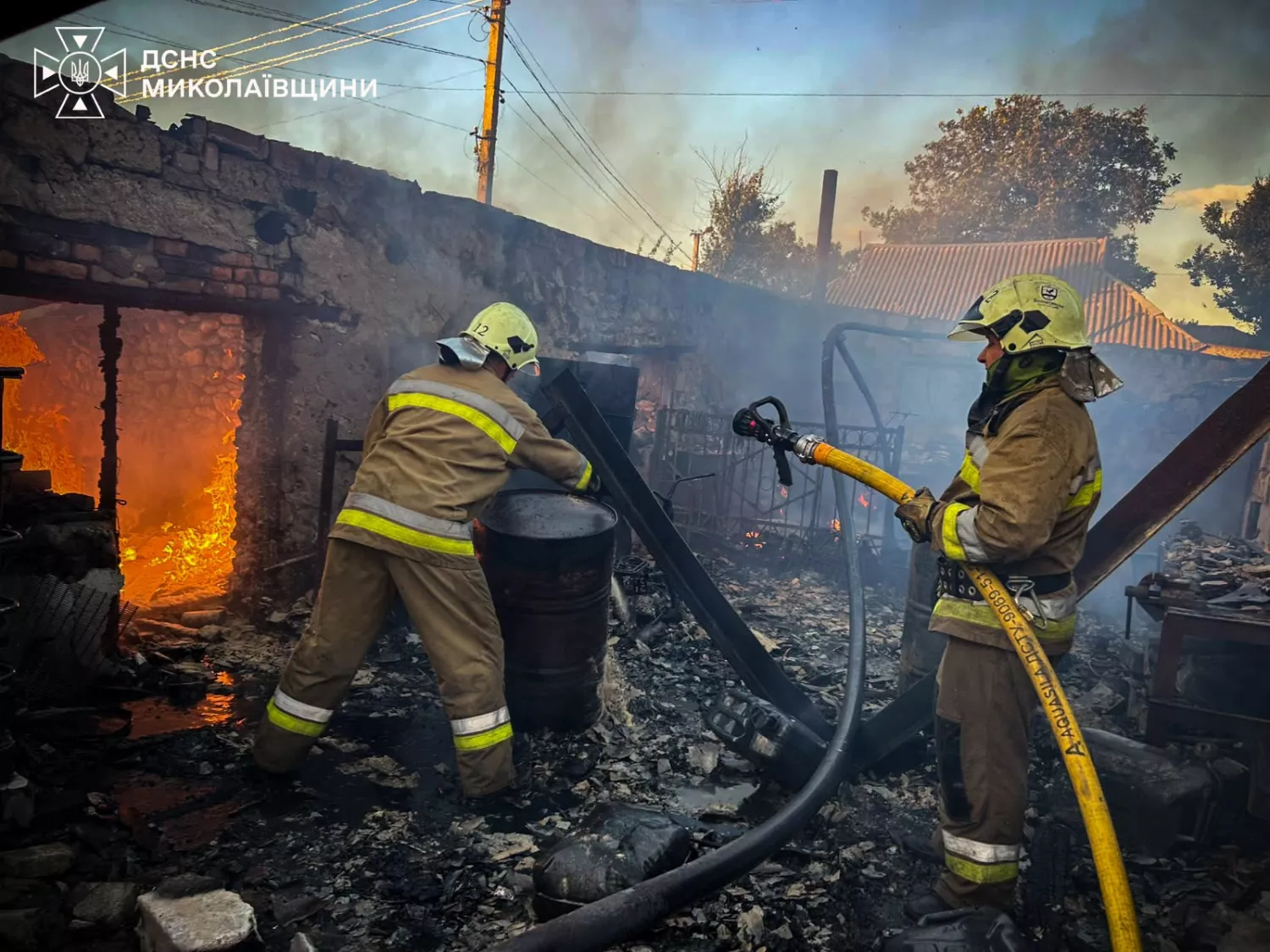 Пожежі у Миколаївській області 6 вересня. Фото: ДСНС