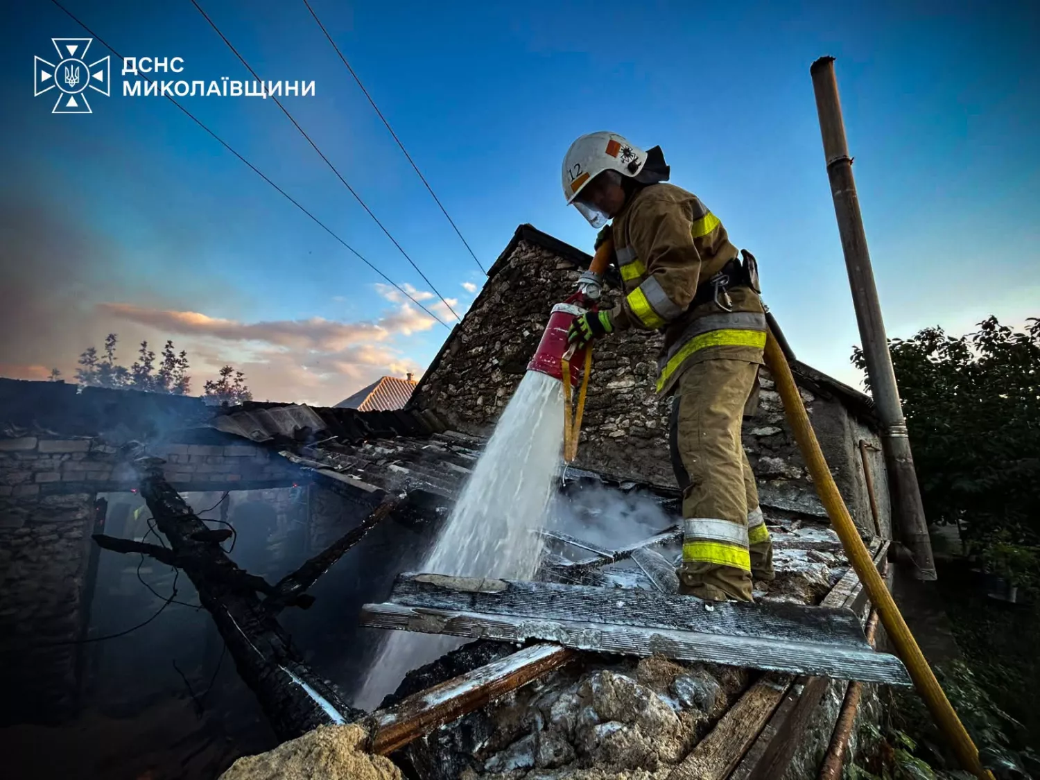 Пожежі у Миколаївській області 6 вересня. Фото: ДСНС