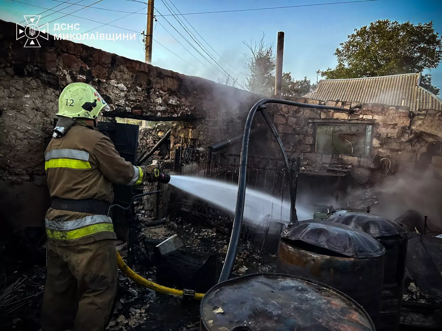 Пожежі у Миколаївській області 6 вересня. Фото: ДСНС
