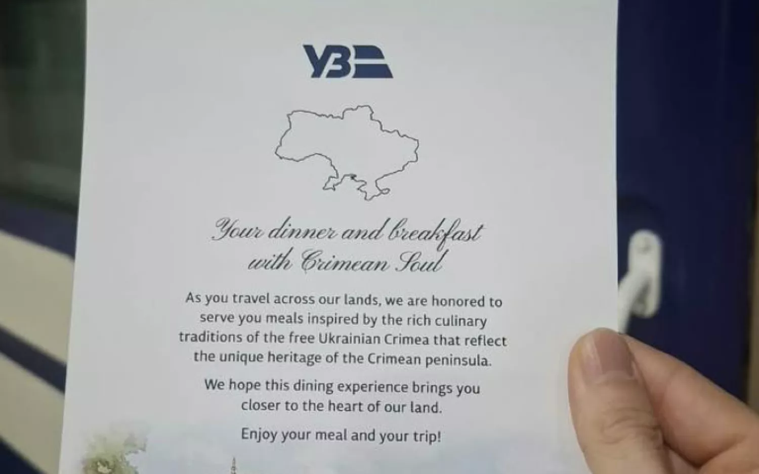 Укрзалізниця пригощала спецпредставників США кримськотатарською кухнею. Фото Укрзалізниця