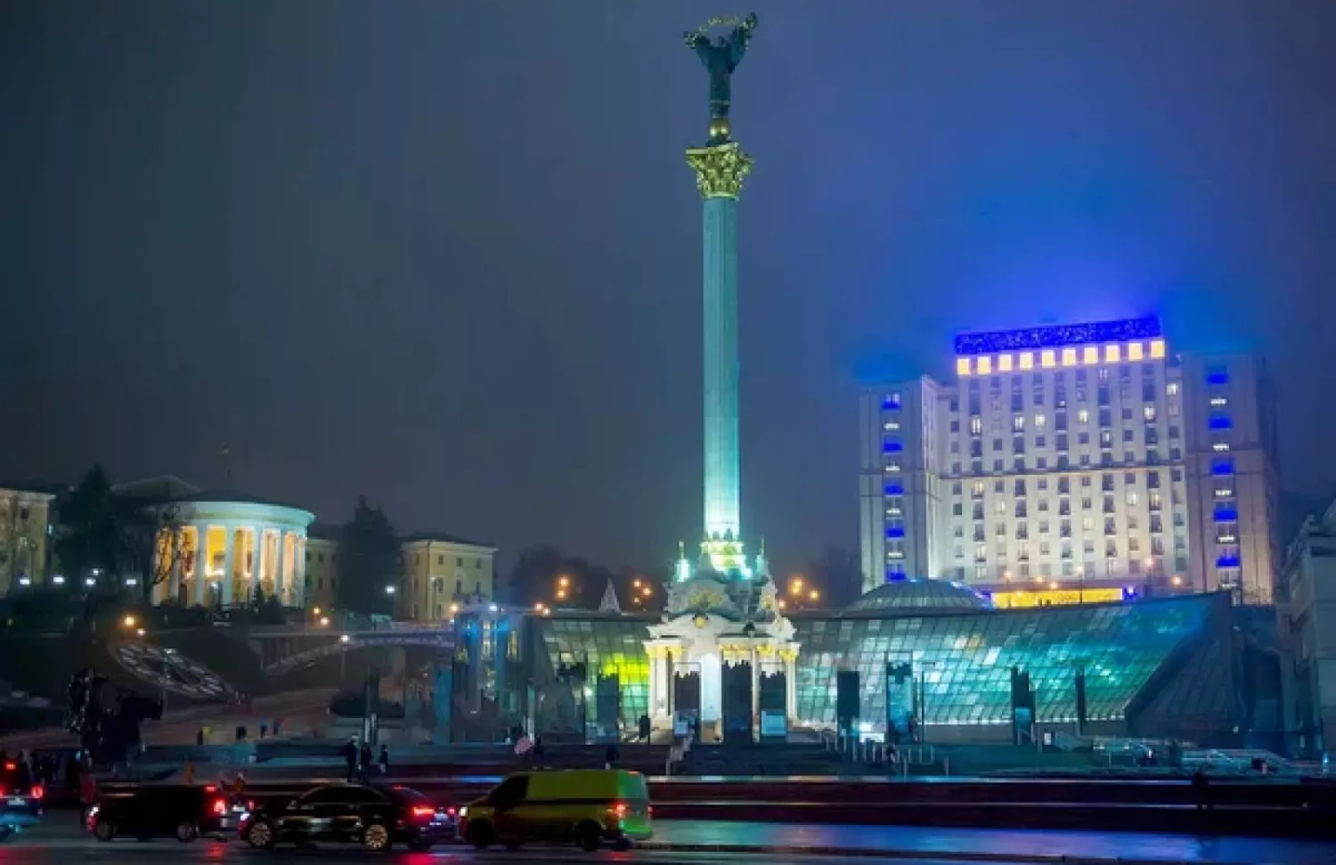 Нічний Київ. Фото: delo.ua