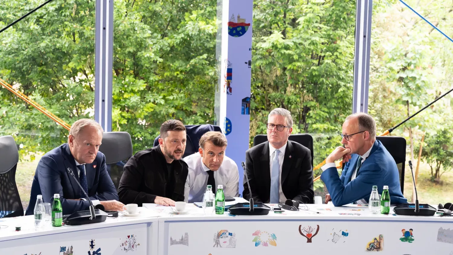 Володимир Зеленський заявив, що Європа має бути за столом переговорів про майбутню безпеку. Фото: Getty Images
