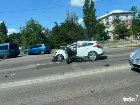 В Одесі зіткнулися патрульна машина та Kia. Ілюстративне фото МикВісті
