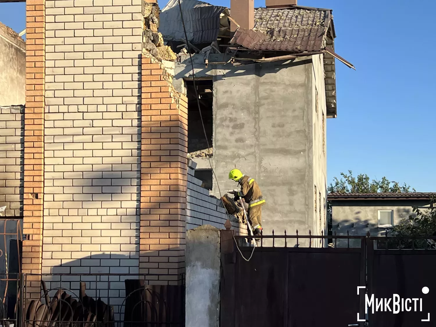 Наслідки обстрілу Миколаєва 9 вересня. Фото: Сергій Овчаришин, МикВісті
