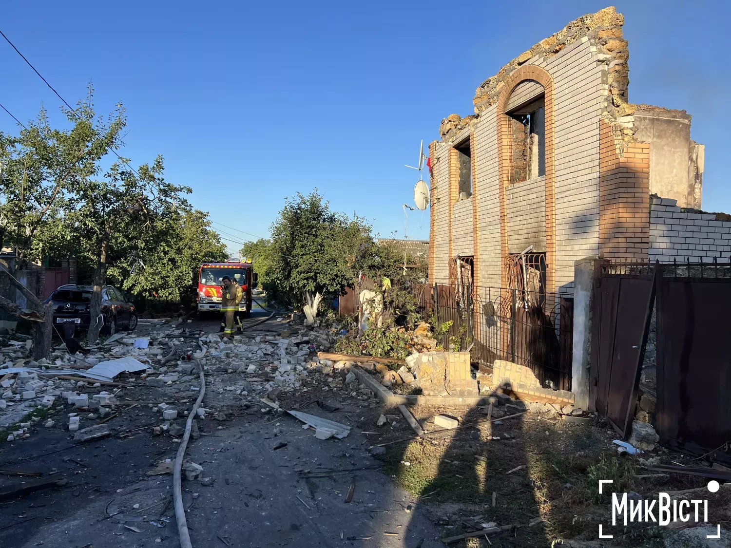 Наслідки обстрілу Миколаєва 9 вересня. Фото: Сергій Овчаришин, МикВісті