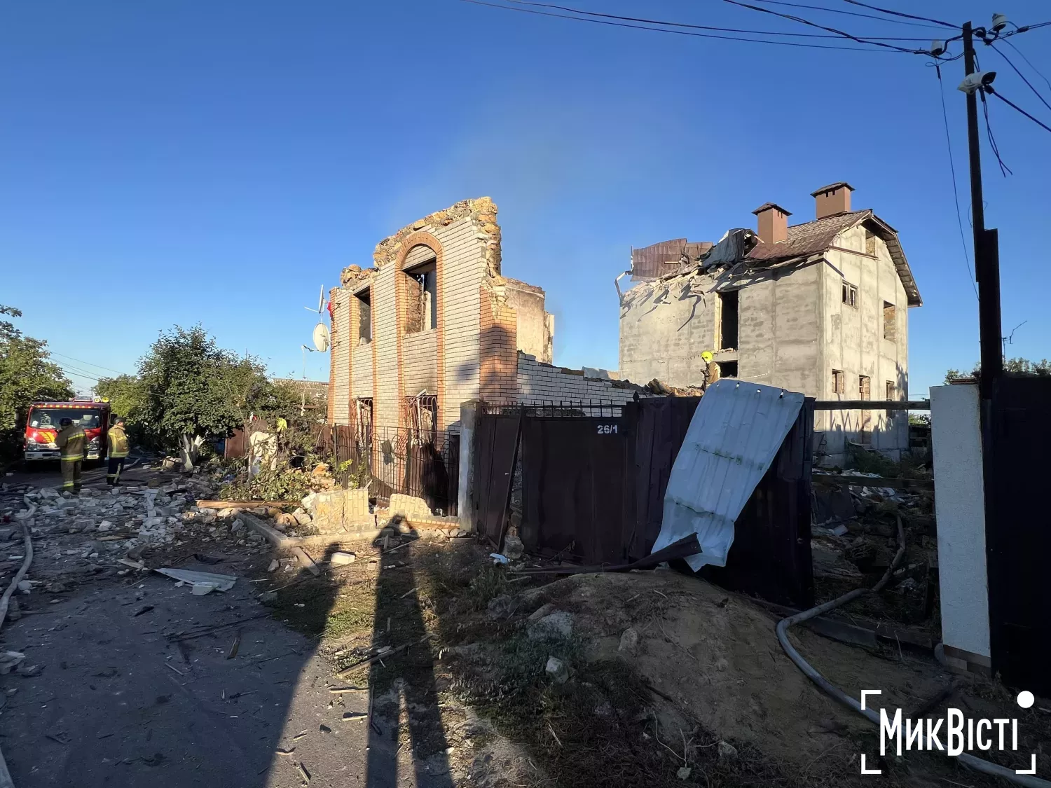 Наслідки обстрілу Миколаєва 9 вересня. Фото: Сергій Овчаришин, МикВісті