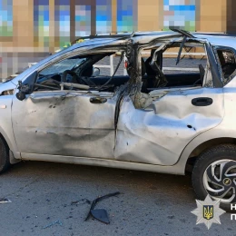 Обстріл Херсонської області 8 вересня. Фото: Нацполіція