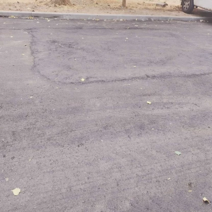 Стан дорожнього покриття після ремонту на вул. Євгенія Логінова, 13/1. Фото: Contact Center